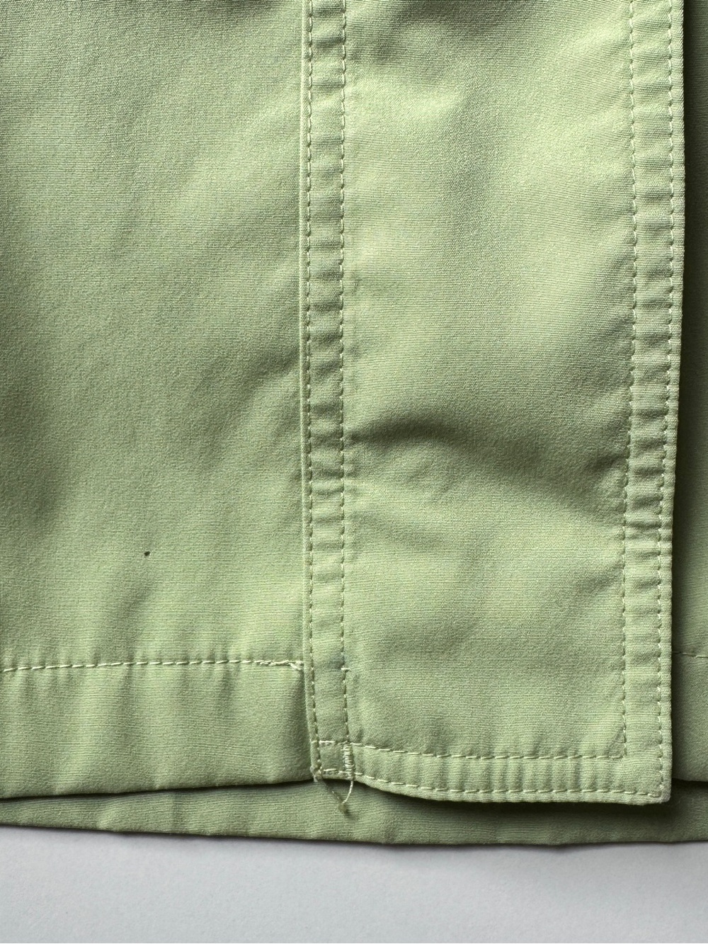 L.L.Bean full length hooded trench raincoat light olive lime shade Women's S - Picture 16 of 16
